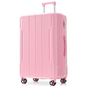 Merax Hardshell Luggage, Lightweight Durable ABS Suitcases with Double Wheels
