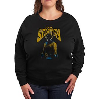 Plus Size Marvel Thunderbolts I Am Marvel The Void French Terry Long Sleeve Tee