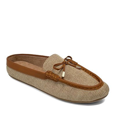 AEROSOLES Brown Leather Slip-On Loafers with Gold Chain Accent AEROSOLES | Shoes | Aerosoles Kailee Loafers Womens 1 M  main image 2