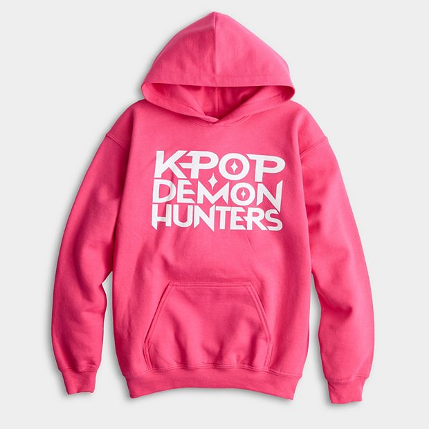 Sweat à Capuche Kpop D-Demon H-Hunters Pour Enfants - Style Streetwear, Manches Longues, Polyester - Fille Et Garçon