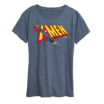 Women's Marvel X-Men Logo Claw Rip Graphic Tee