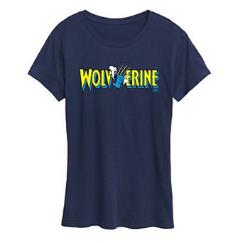 Women's Marvel Wolverine Claw Logo Graphic Tee