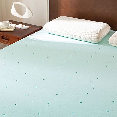 Elegant Comfort Memory Foam Cooling Gel-Infused Mattress Topper