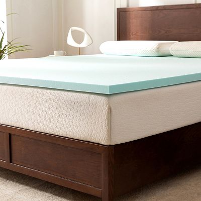 Elegant Comfort Memory Foam Cooling Gel-Infused Mattress Topper