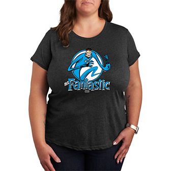 Plus Size Marvel The Fantastic Four: First Steps Mr. Fantastic Circle Graphic Tee