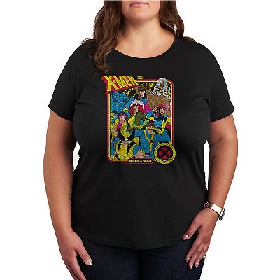 Plus Size X-Men Mutant Proud Retro Graphic Tee