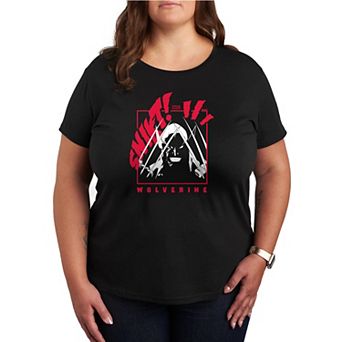 Plus Size Marvel Wolverine SNIKT! Claws Graphic Tee