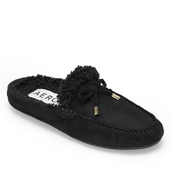 Aerosoles Dafina Women's Slip-On Mules With Pom Pom Accent