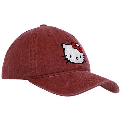 Women's Hello Kitty Pigment-Washed Dad Cap