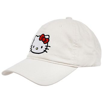 Women's Hello Kitty Pigment-Washed Dad Cap