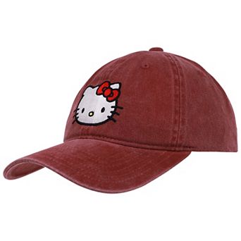 Women's Hello Kitty Pigment-Washed Dad Cap