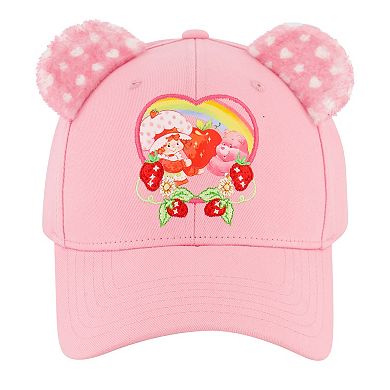 Women's Care Bears x Strawberry Shortcake 3D Ears Baseball Cap with Bow