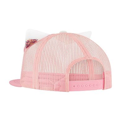 Women's Sanrio Hello Kitty 3D Ears Sequin Baseball Cap