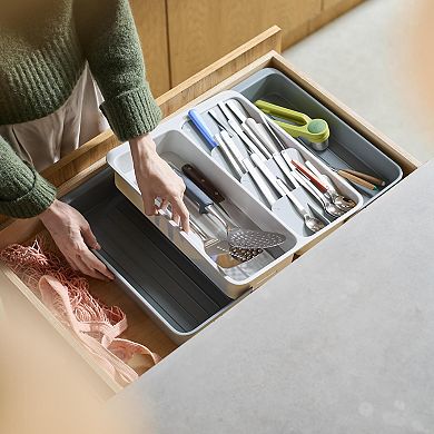 Joseph Joseph DrawerStore™ Expanding Tiered Cutlery & Utensil Organizer