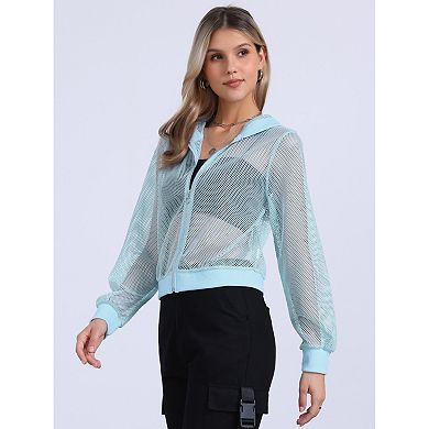 2 Packs Hoodie Mesh Bomber Jacket