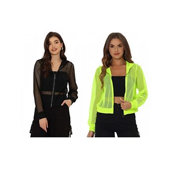 2 Packs Hoodie Mesh Bomber Jacket