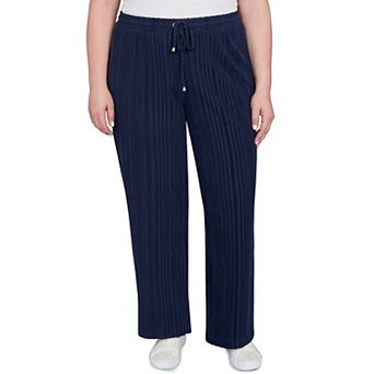 Hearts of Palm Plus Size The Blueprint Solid Textured Hatchi Pant