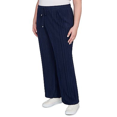 Hearts of Palm Plus Size The Blueprint Solid Textured Hatchi Pant