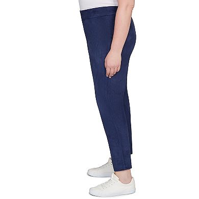 Hearts of Palm Plus Size The Blueprint Solid Faux Suede Pant
