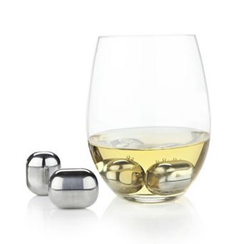 Glacier Rocks® Stainless Steel Wine Globes Viski®