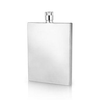 Harrison Slim Flask in Stainless Steel Viski®
