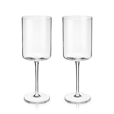 Raye Crystal Heavy Base Martini Glasses Viski®