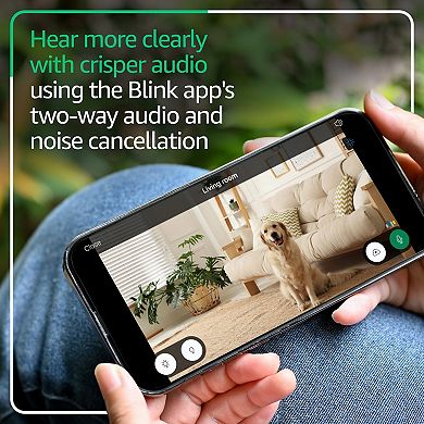 Blink Mini 2K Security Camera with Color Night Vision & Motion Detection