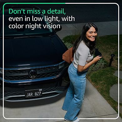 Blink 2K Video Resolution Wireless Smart Security Camera Color