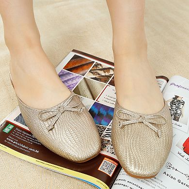 Rag & Co Jaylor Women's Bow Slip-On Mules