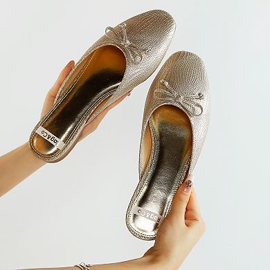 Rag & Co Jaylor Women's Bow Slip-On Mules