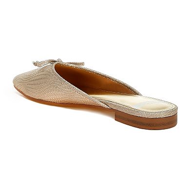 Rag & Co Jaylor Women's Bow Slip-On Mules
