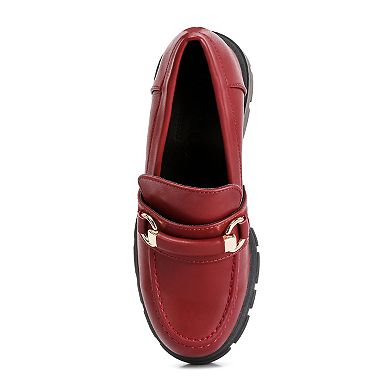 Rag & Co Evangeline Women's Chunky Platform Loafers