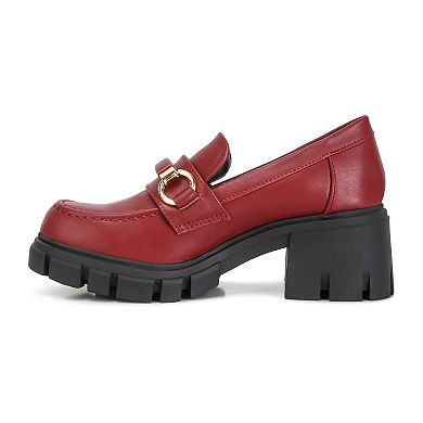 Rag & Co Evangeline Women's Chunky Platform Loafers