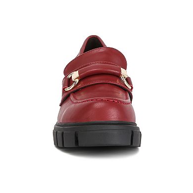 Rag & Co Evangeline Women's Chunky Platform Loafers