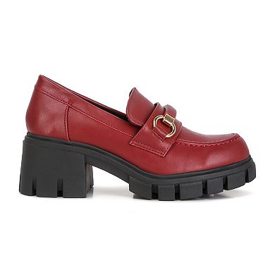 Rag & Co Evangeline Women's Chunky Platform Loafers