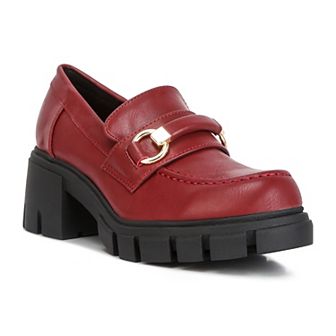 Rag & Co Evangeline Women's Chunky Platform Loafers