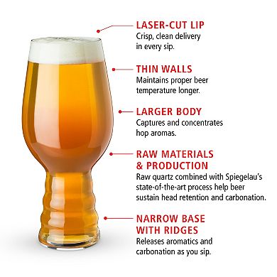 Spiegelau 19.1 oz Craft IPA glass (set of 2)