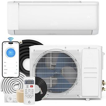 9000 BTU Mini Split Air Conditioner with Heater, WiFi, Alexa Control, 18.5 SEER2, Energy Efficient
