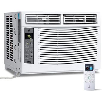 6000 BTU Window AC with Remote, App Control, Low Noise, Easy Install for 250 sq ft