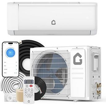 12000 BTU Mini Split Air Conditioner and Heater, WiFi Enabled, SEER2 22, Energy Efficient, White