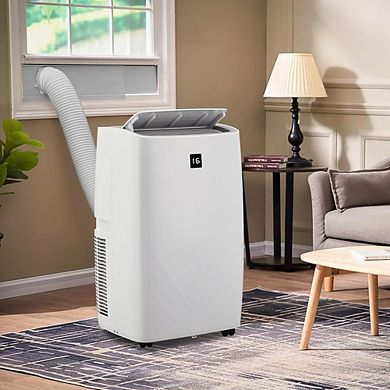 12000 BTU Portable Air Conditioner, 3-in-1 Cooling, Fan & Dehumidifier,24H Timer, Window Kit, White