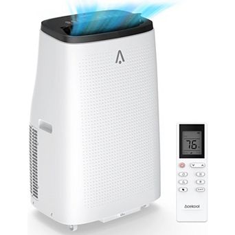 15000 BTU Portable 3-in-1 AC with Dehumidifier, Fan, Sleep Mode, Remote, Timer, 3 Speeds