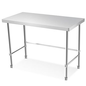 Stainless Steel Table without Bottom Shelf 48x24 Inch