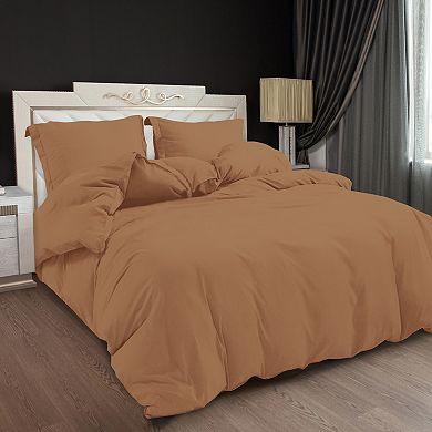 Elegant Comfort Essential 3-Piece Solid Duvet Cover Set