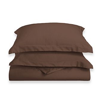 Elegant Comfort Essential 3 pc Solid Duvet Cover Set