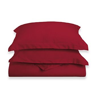 Elegant Comfort Essential 3 pc Solid Duvet Cover Set
