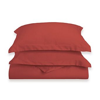 Elegant Comfort Essential 3 pc Solid Duvet Cover Set