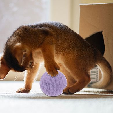 1 Pc Cat Playing Ball with Bell Inside, Interactive Cat Balls for Playtime and Fetch