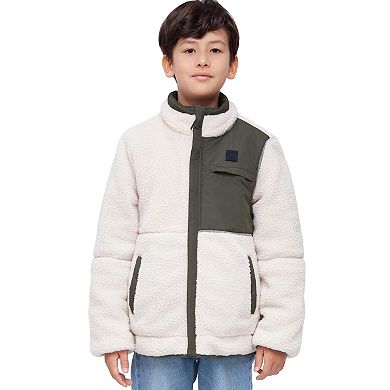 Boys' Rokka&Rolla Reversible Fleece Puffer Jacket