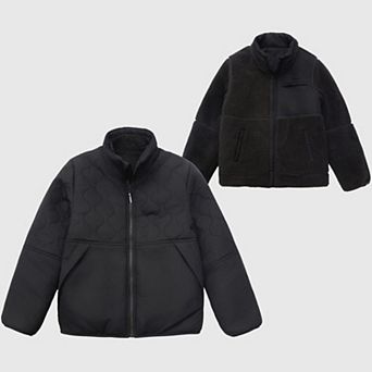 Boys' Rokka&Rolla Reversible Fleece Puffer Jacket